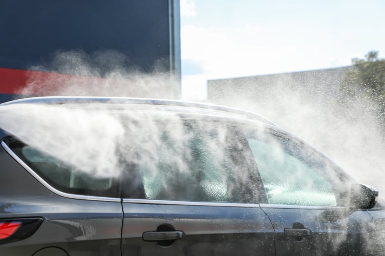 Exterior Reset Detail - High pressure wash